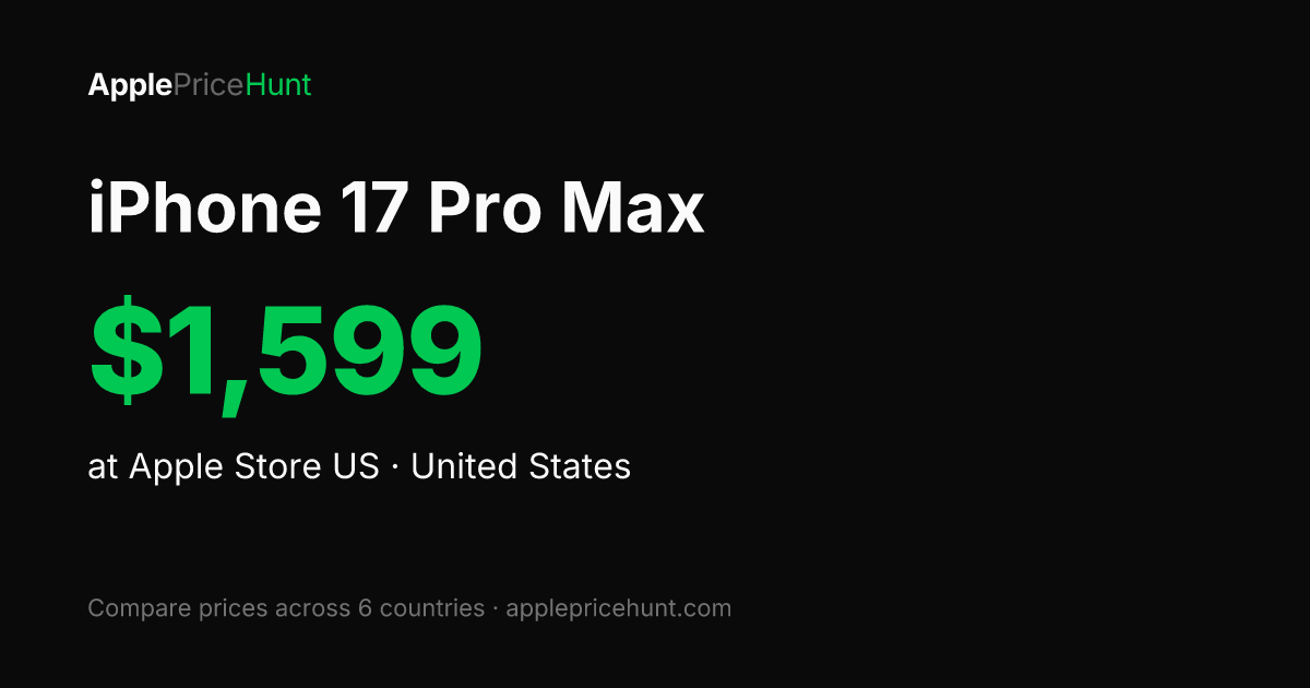IPhone 17 Pro Max Price USA 2026 1 599 State Tax iphone-17-pro-max-price-usa-2026-1-599-state-tax